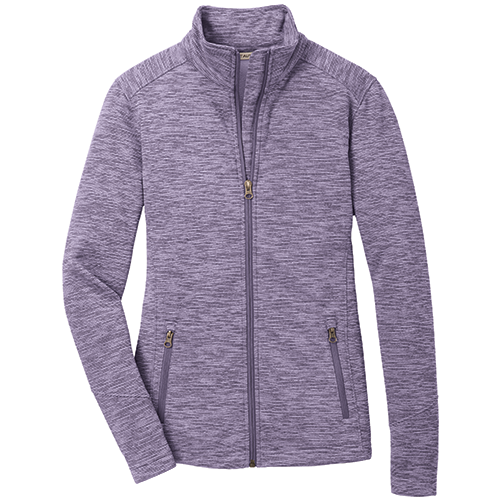 Port Authority® Ladies Digi Stripe Fleece Jacket