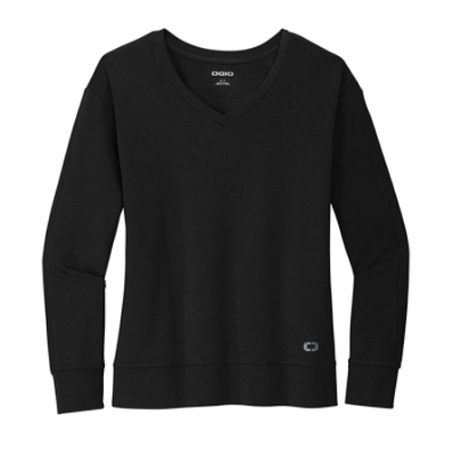 OGIO® Ladies Luuma Flex Long Sleeve V-Neck